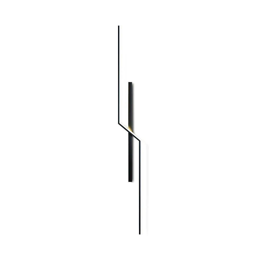 Applique Murale Linéaire Minimaliste, Métal Aluminium LED Intégrée