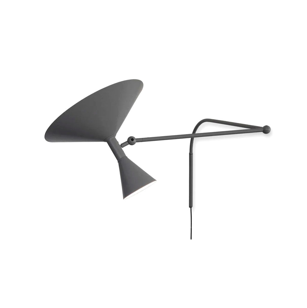 Applique Murale Liseuse Bras Réglable, Aluminium Style Rétro