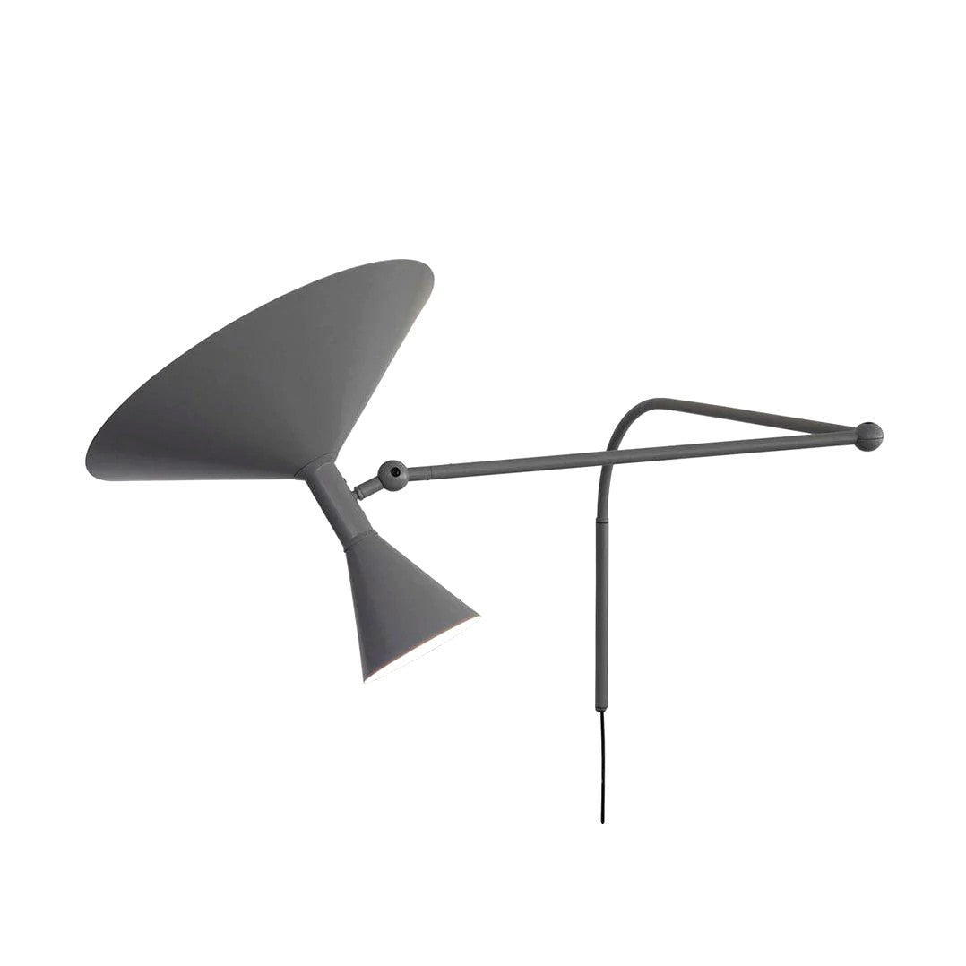 Applique Murale Liseuse Bras Réglable, Aluminium Style Rétro