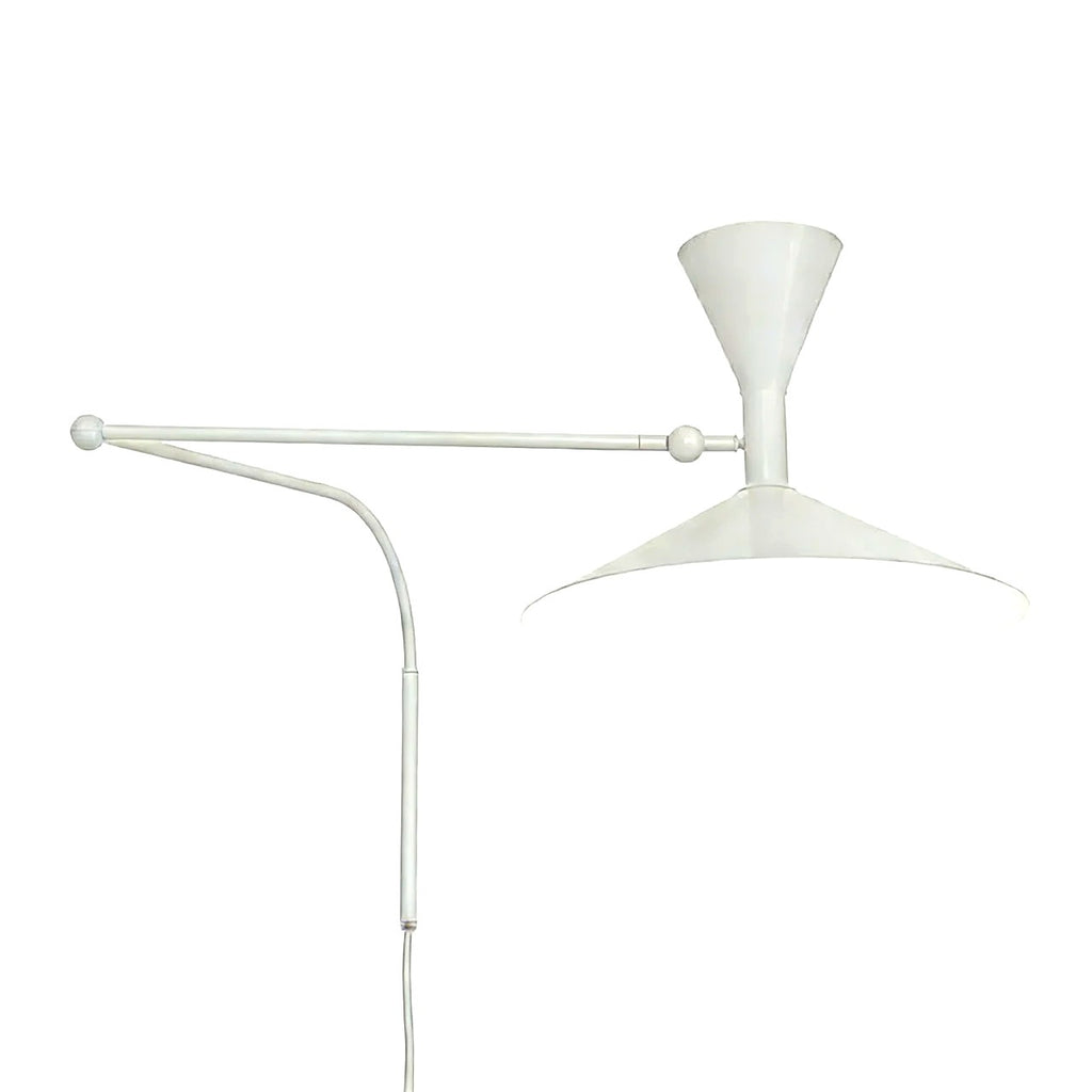 Applique Murale Liseuse Bras Réglable, Aluminium Style Rétro