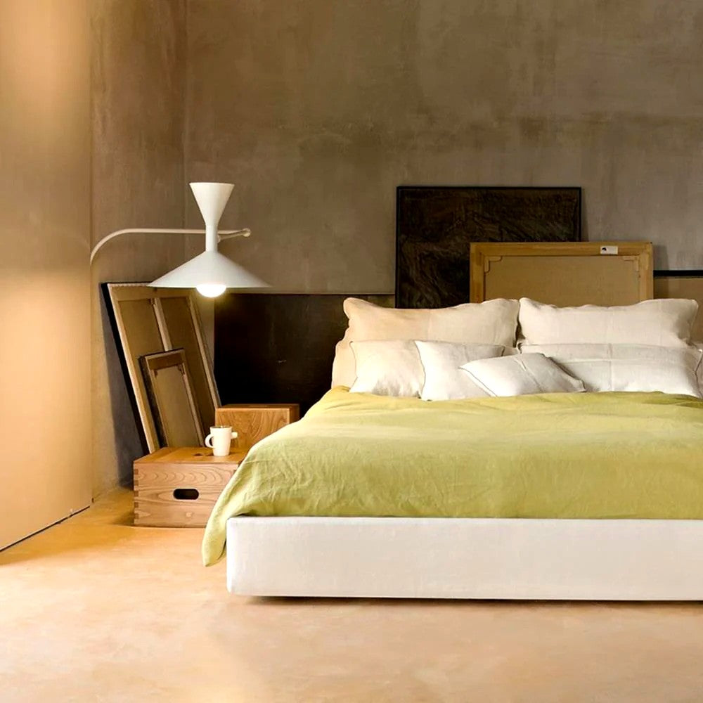 Applique Murale Liseuse Bras Réglable, Aluminium Style Rétro