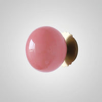 Applique Murale Marshmallow Globe Verre, Design Tendre Sophistiqué