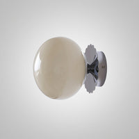 Applique Murale Marshmallow Globe Verre, Design Tendre Sophistiqué