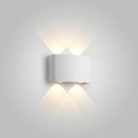 Applique Murale Rectangulaire LED Moderne, Métal Acrylique Graphique