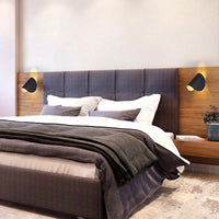Applique Murale Rotative 360 Degrés Forme Conque, Métal Design