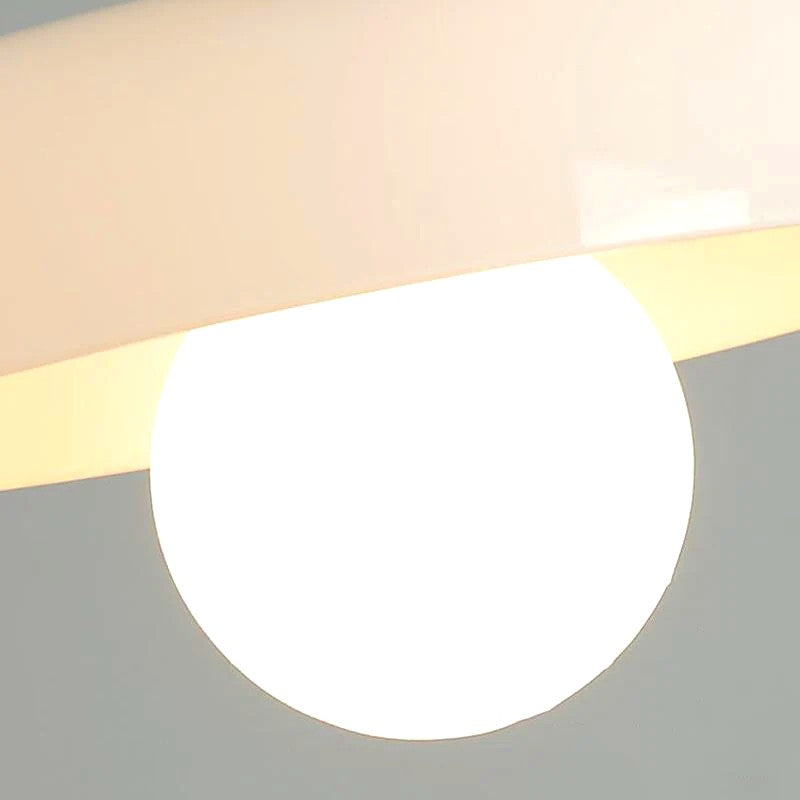 Plafonnier Dôme Verre Métal Rétro Coloré, Design Joyeux Moderne Image