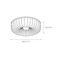 Plafonnier Encastré Verre Minimaliste, Design Épuré Discret Moderne