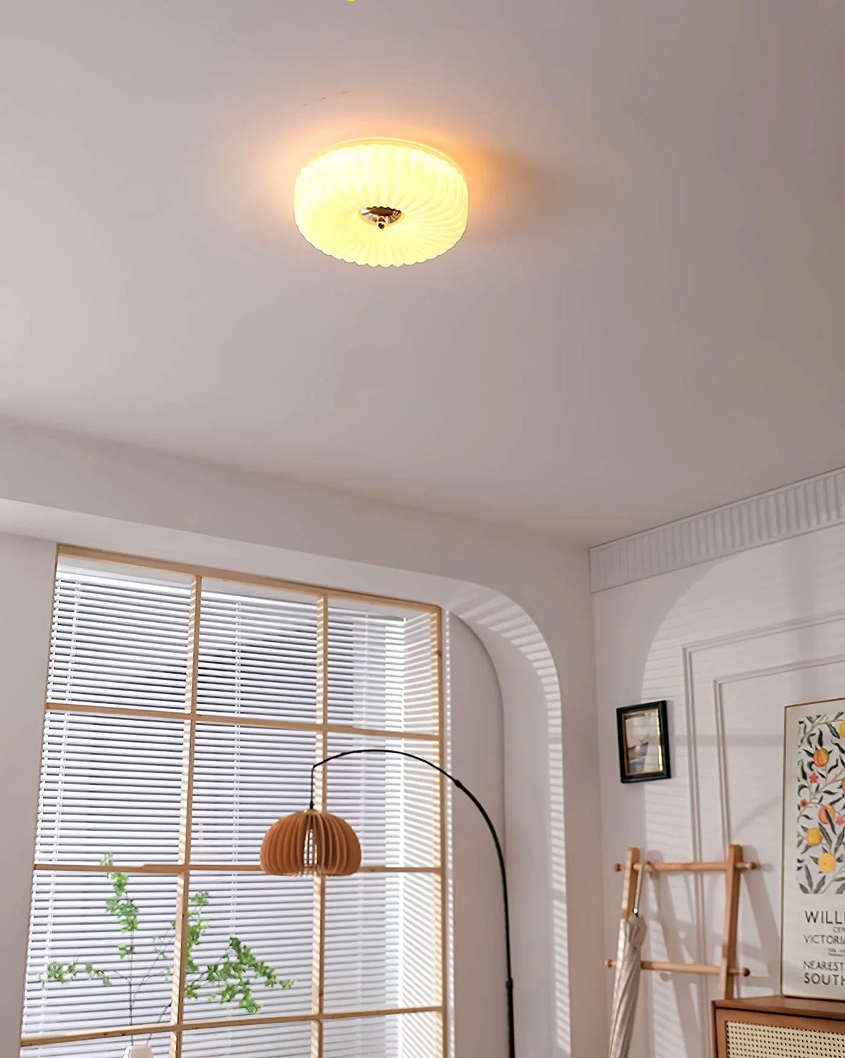 Plafonnier Encastré Verre Minimaliste, Design Épuré Discret Moderne