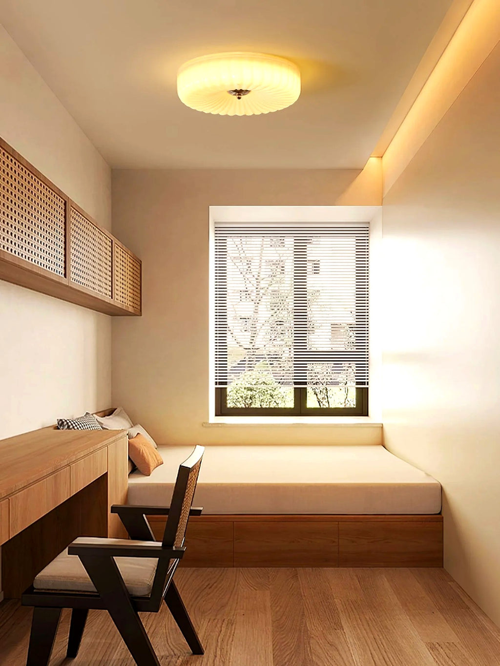 Plafonnier Encastré Verre Minimaliste, Design Épuré Discret Moderne