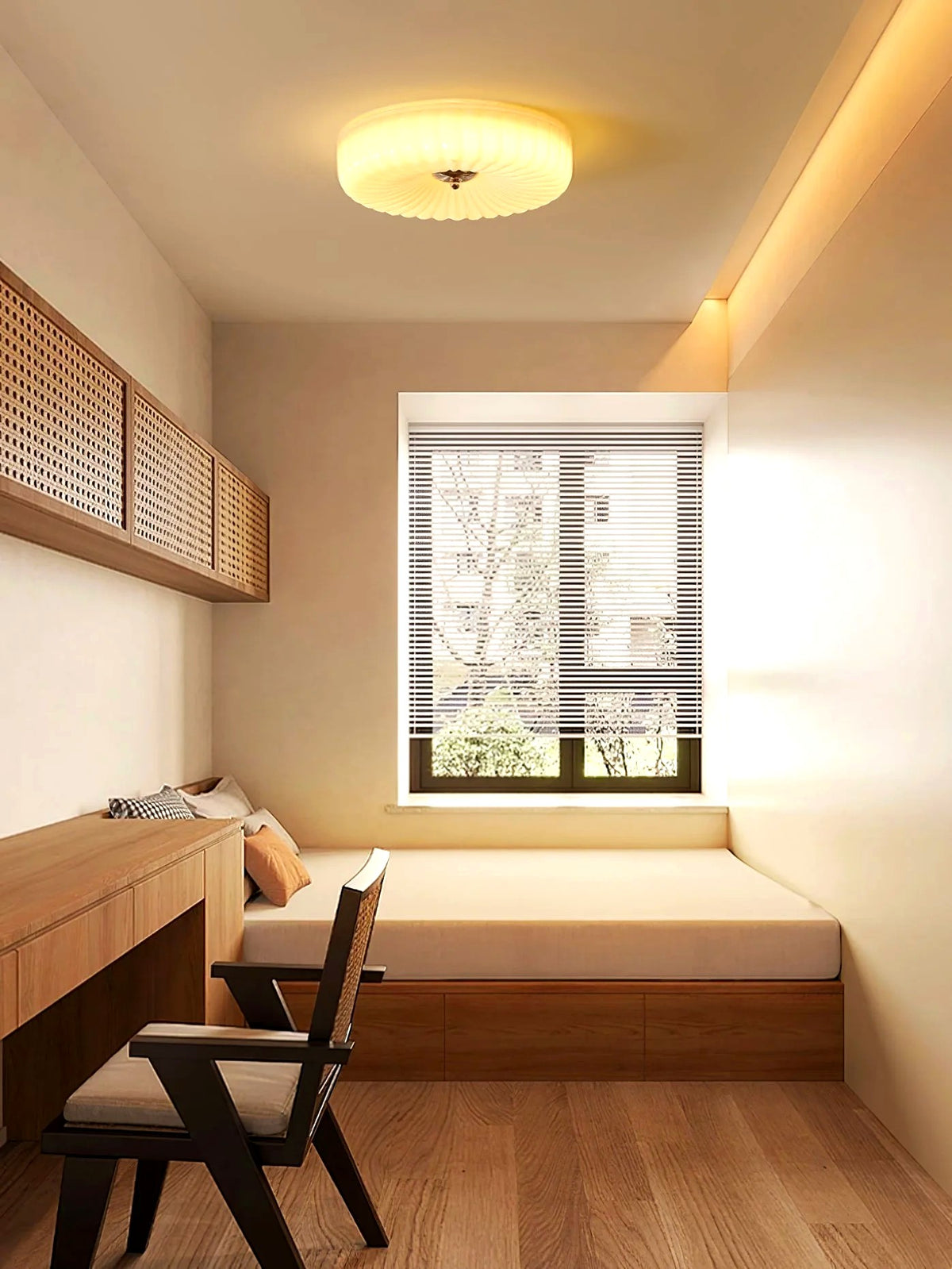 Plafonnier Encastré Verre Minimaliste, Design Épuré Discret Moderne
