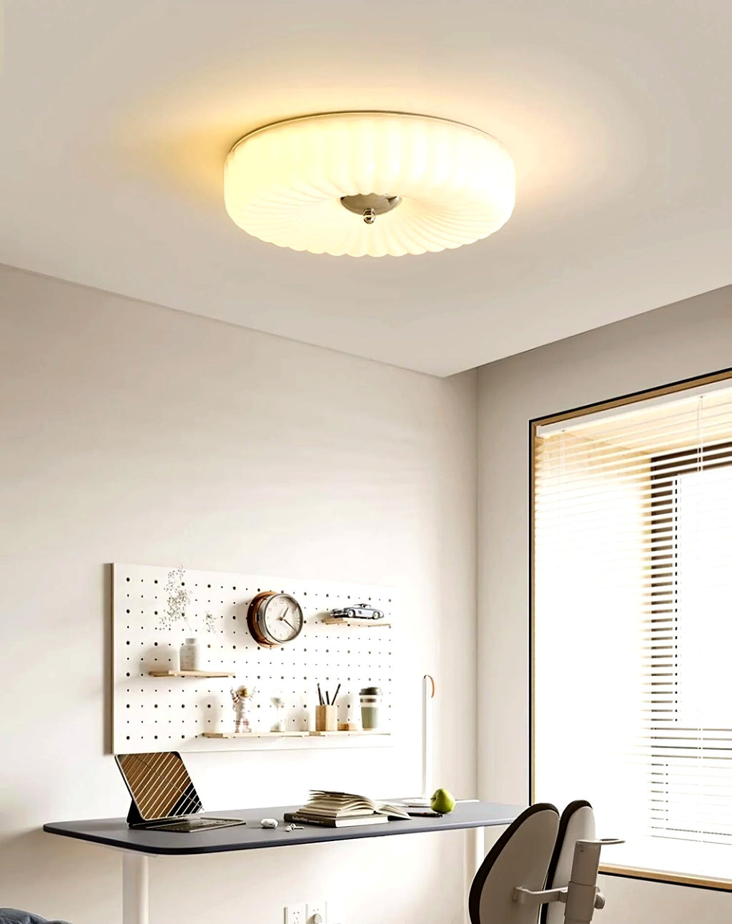 Plafonnier Encastré Verre Minimaliste, Design Épuré Discret Moderne