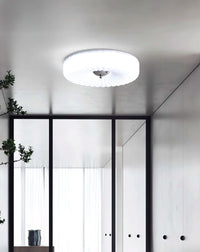 Plafonnier Encastré Verre Minimaliste, Design Épuré Discret Moderne