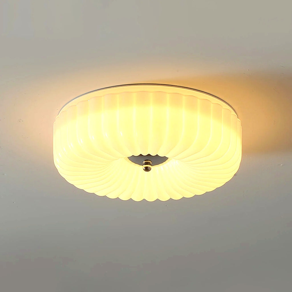 Plafonnier Encastré Verre Minimaliste, Design Épuré Discret Moderne