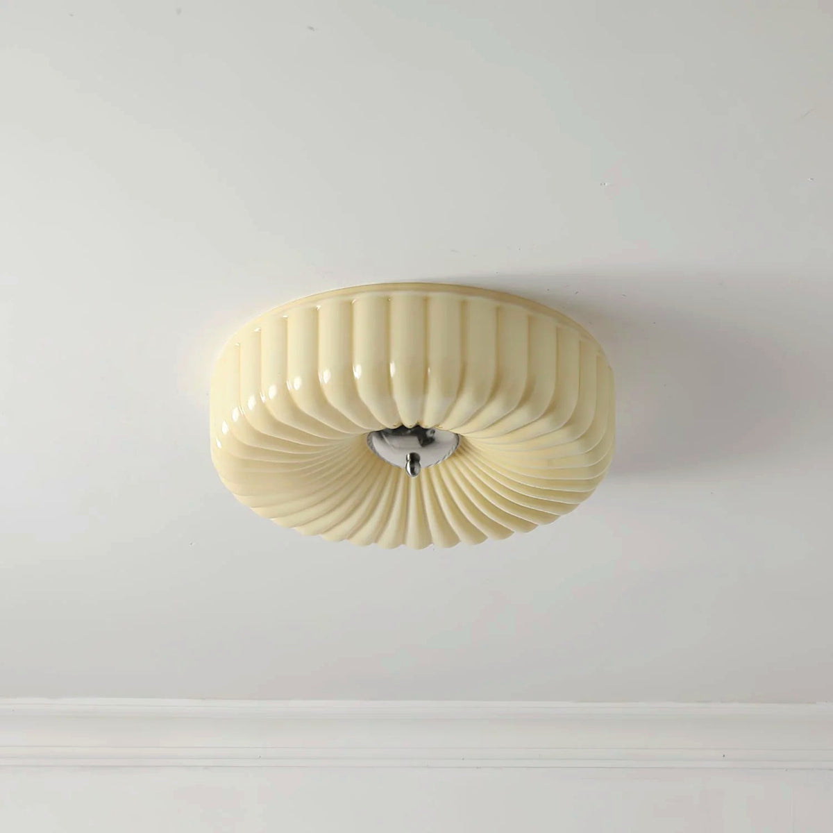 Plafonnier Encastré Verre Minimaliste, Design Épuré Discret Moderne