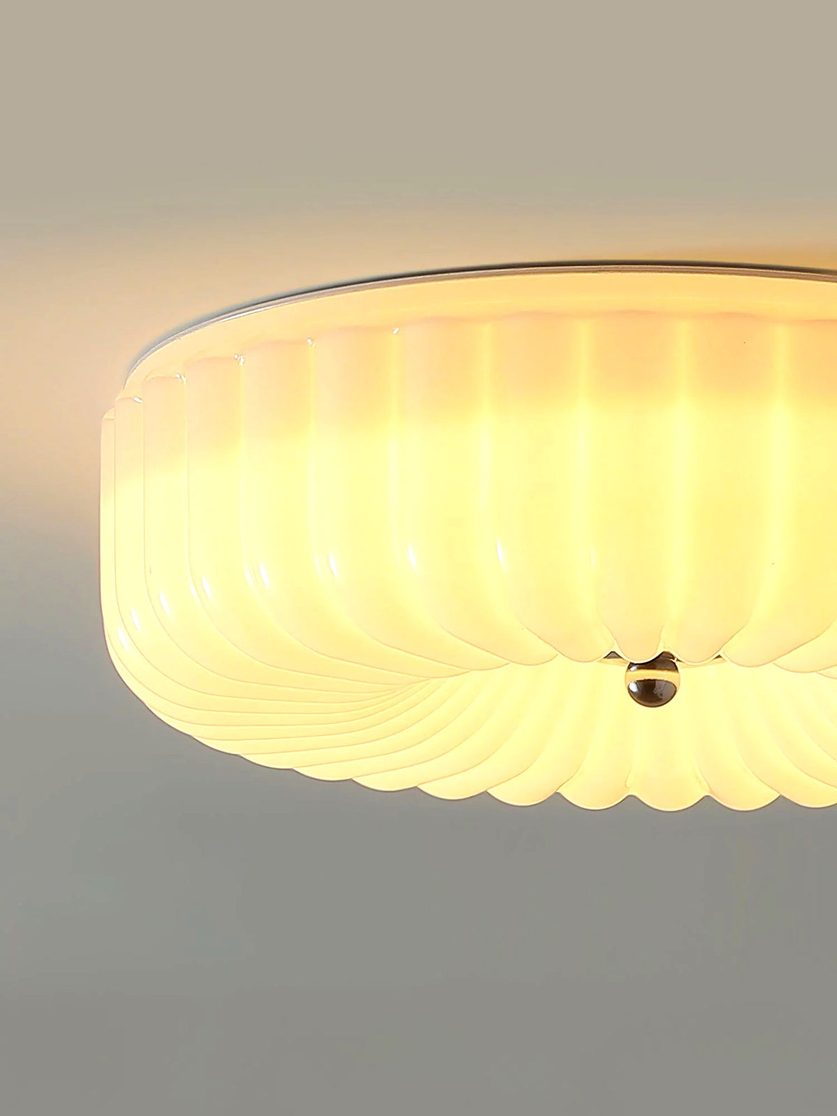Plafonnier Encastré Verre Minimaliste, Design Épuré Discret Moderne