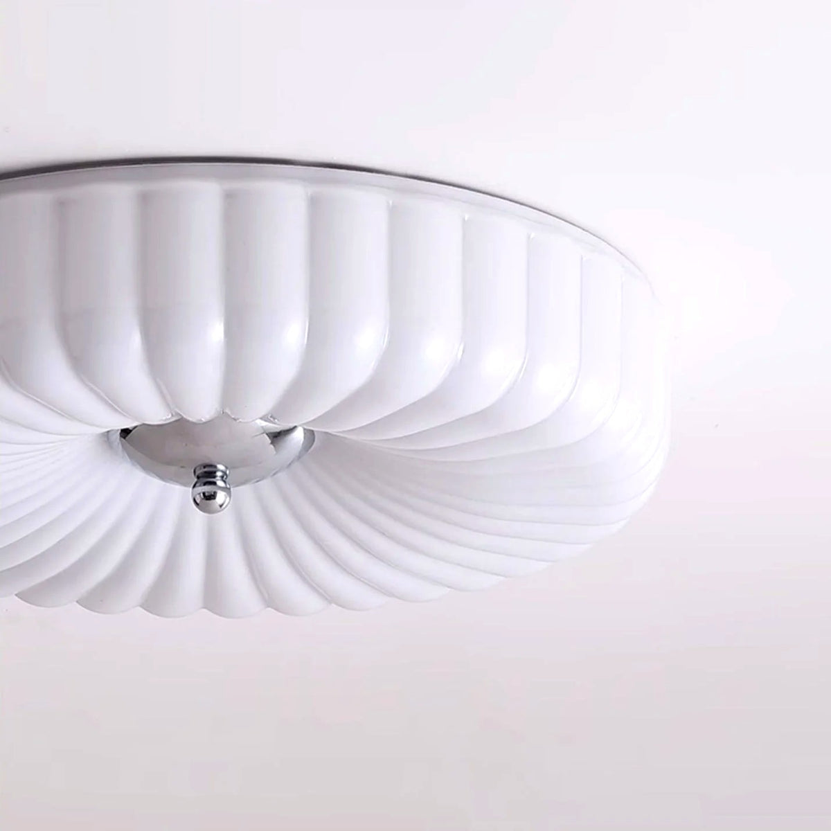 Plafonnier Encastré Verre Minimaliste, Design Épuré Discret Moderne