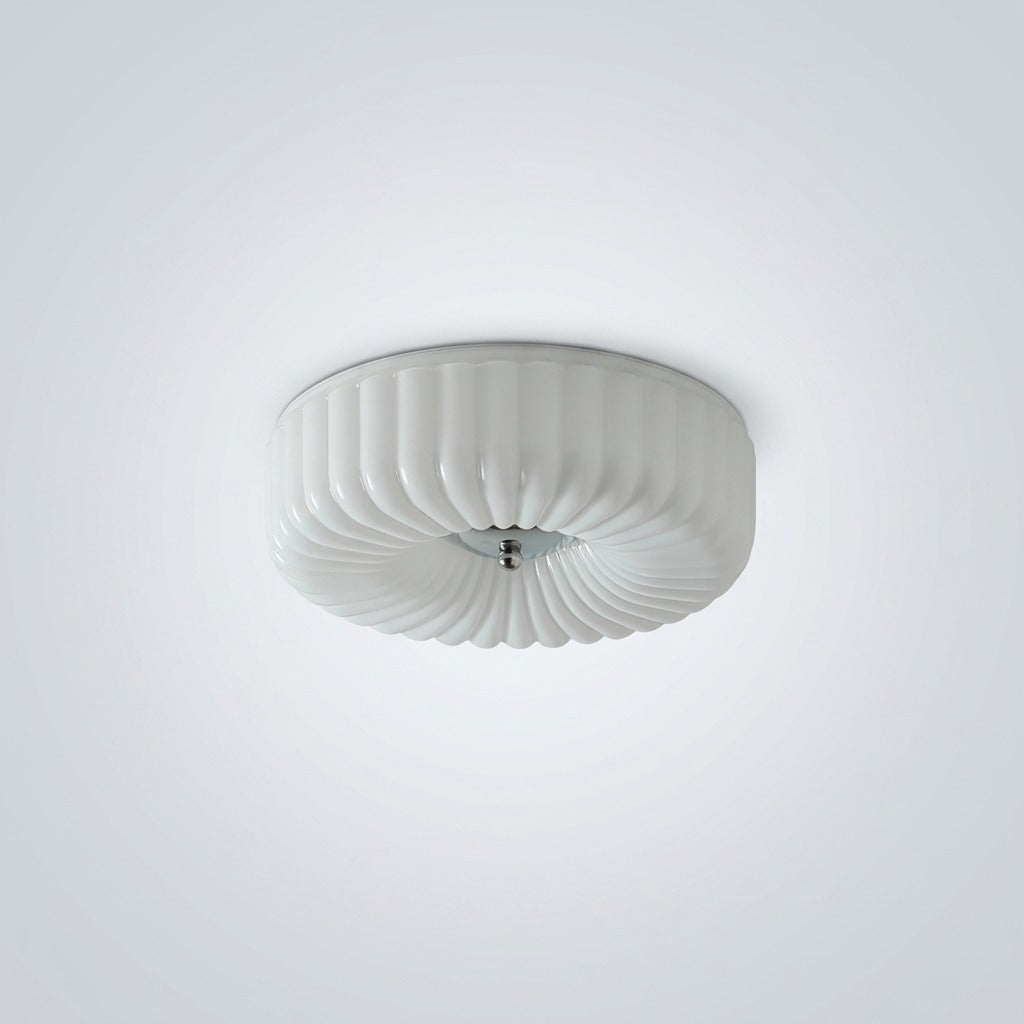 Plafonnier Encastré Verre Minimaliste, Design Épuré Discret Moderne