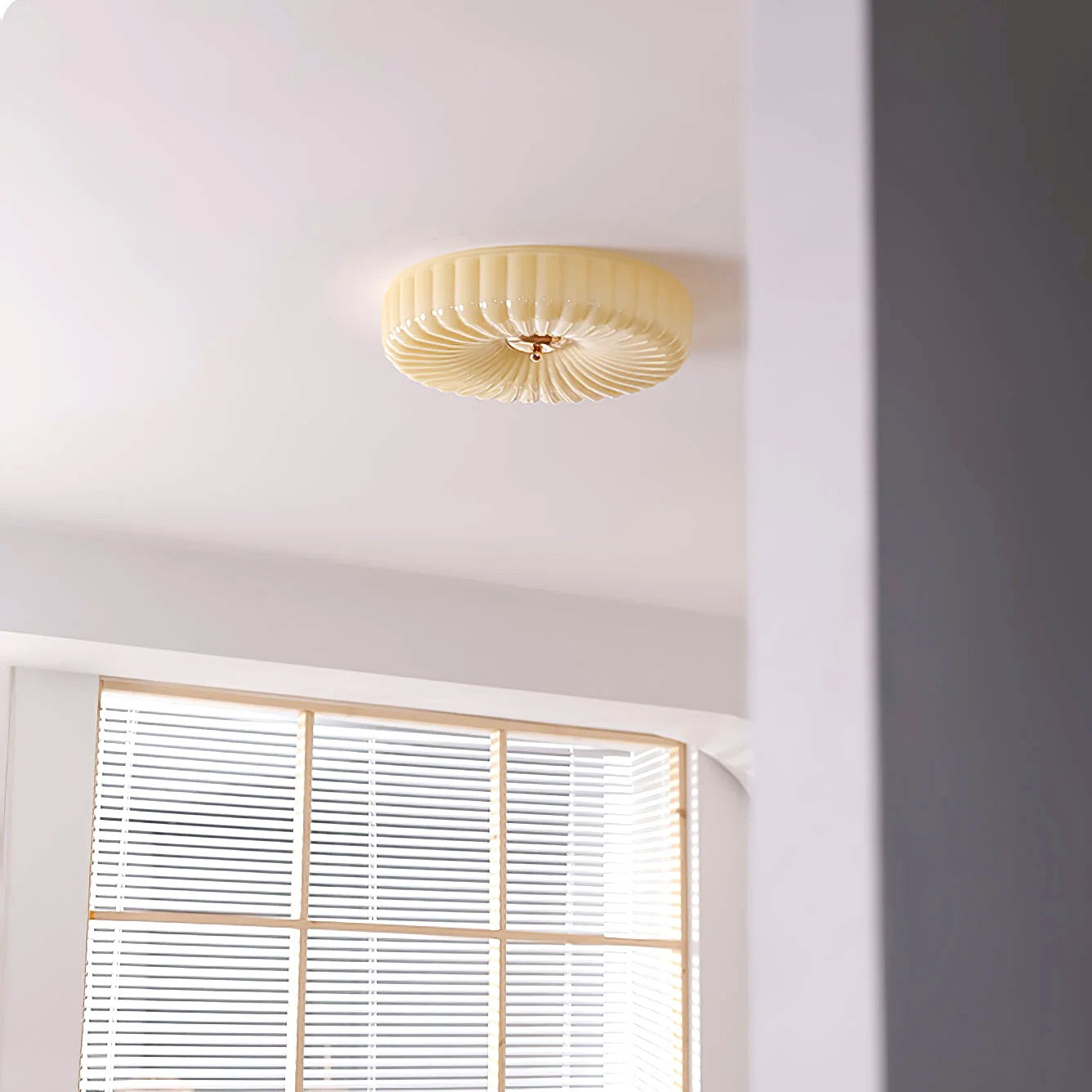 Plafonnier Encastré Verre Minimaliste, Design Épuré Discret Moderne
