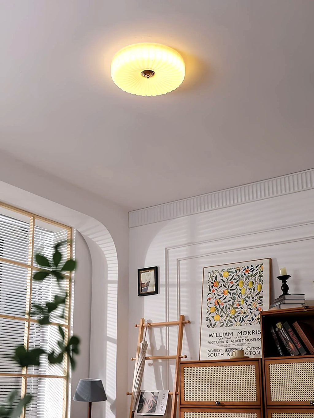 Plafonnier Encastré Verre Minimaliste, Design Épuré Discret Moderne