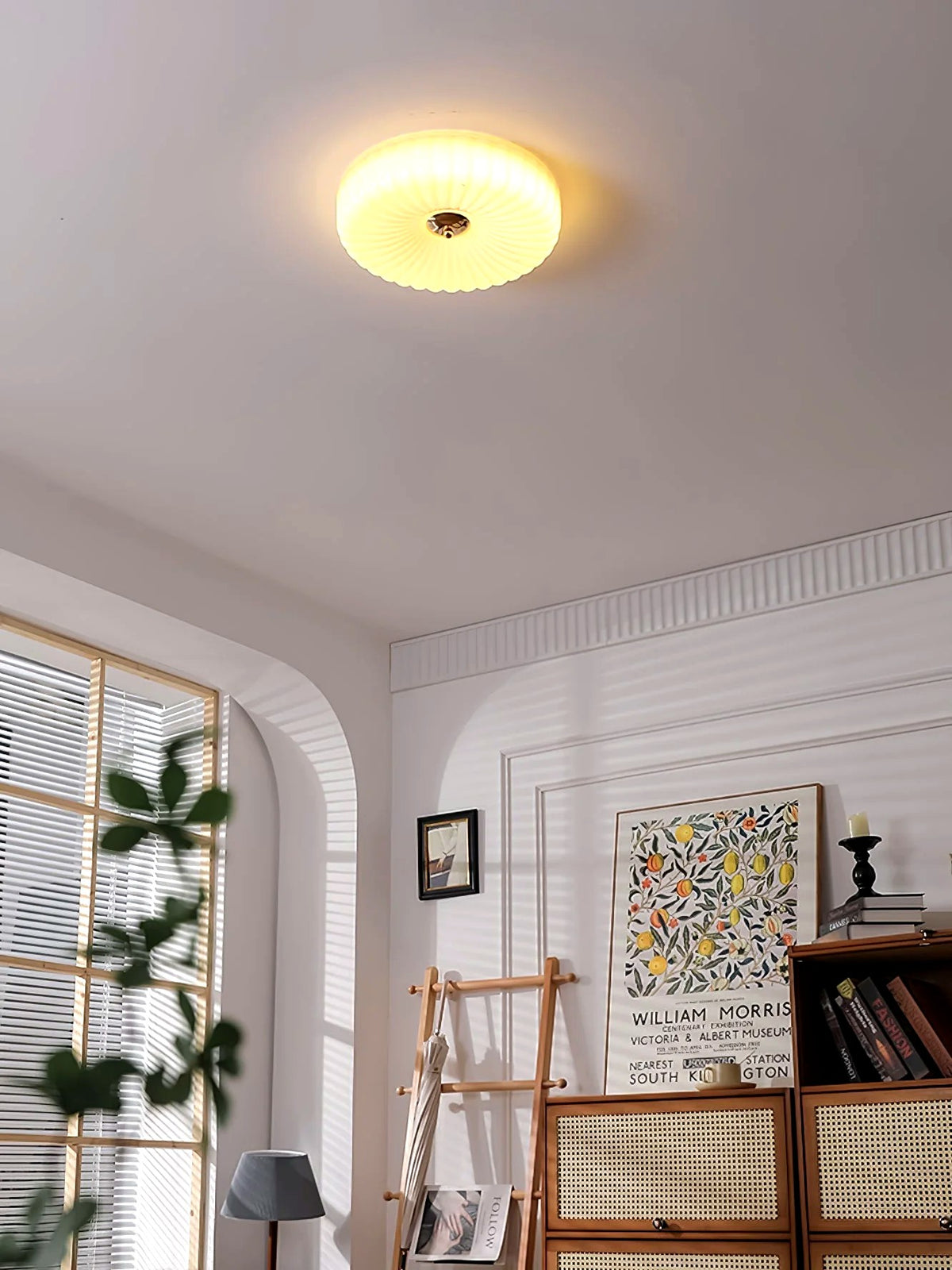 Plafonnier Encastré Verre Minimaliste, Design Épuré Discret Moderne