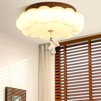 Plafonnier Enfant Ourson et Gâteau LED Blanc Chaud, Design Ludique