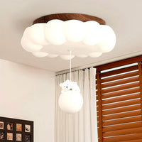 Plafonnier Enfant Ourson et Gâteau LED Blanc Chaud, Design Ludique