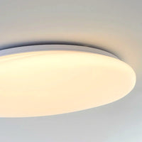 Plafonnier LED Galet Design Organique Blanc, Métal Moderne Apaisant