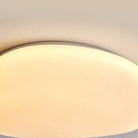 Plafonnier LED Galet Design Organique Blanc, Métal Moderne Apaisant