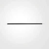 Plafonnier LED Linéaire Noir Minimaliste, Métal Profil Épuré Moderne