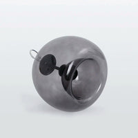 Plafonnier ou Suspension Boule Verre, Corps Cuivre Pur, Design