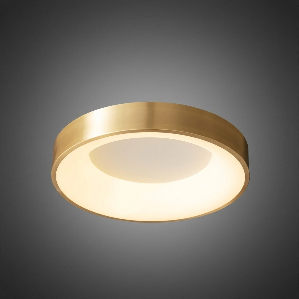 Plafonnier Ultra-Plat Rond Minimaliste, LED Intégrée Diffuseur