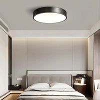 Plafonnier Ultra-Plat Rond Minimaliste, LED Intégrée Diffuseur