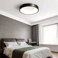 Plafonnier Ultra-Plat Rond Minimaliste, LED Intégrée Diffuseur