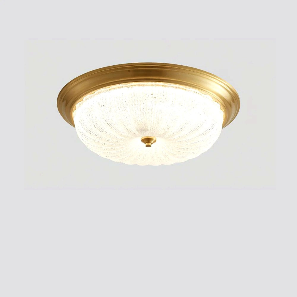 Plafonnier Verre Blanc Classique Traditionnel, LED Intégrée, Style