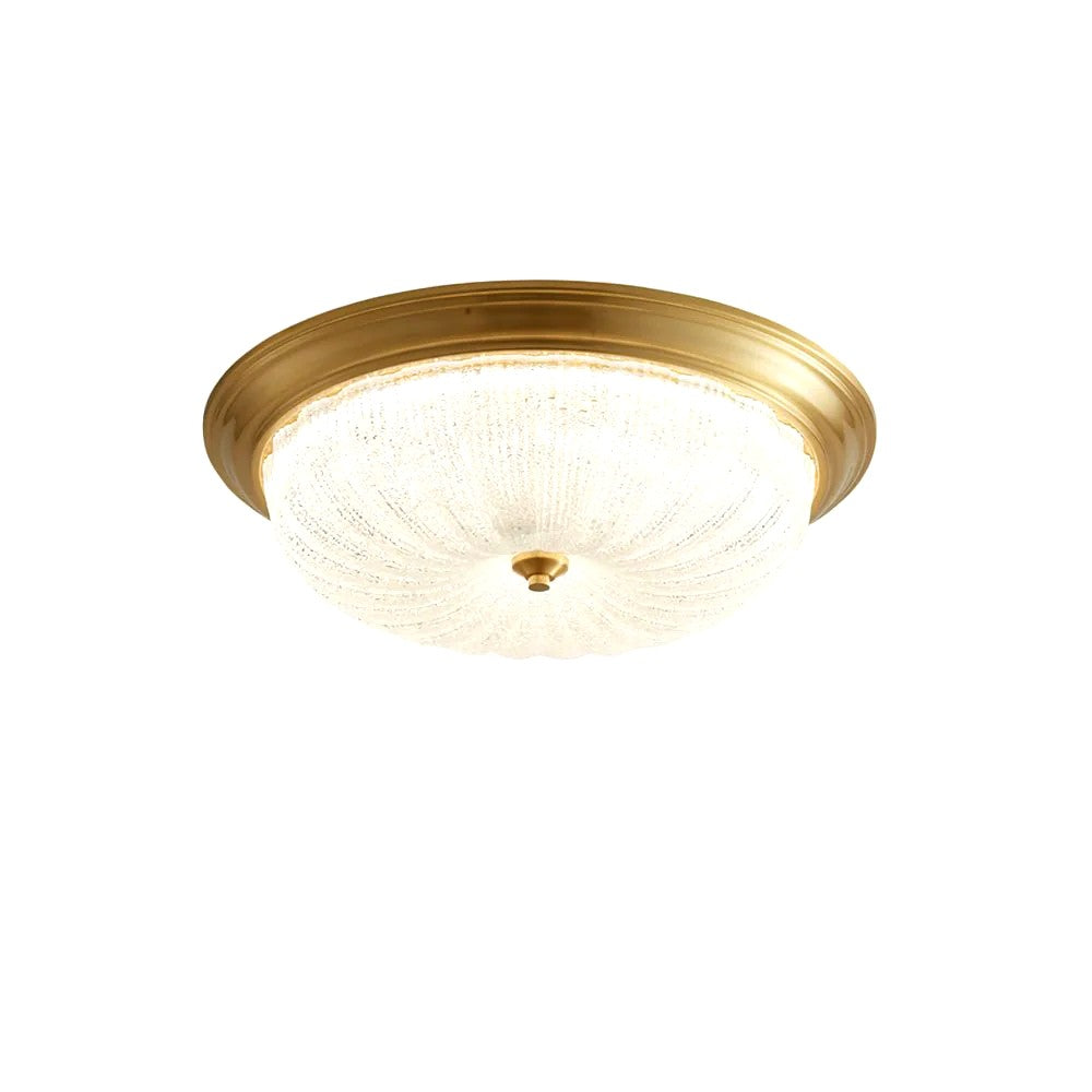Plafonnier Verre Blanc Classique Traditionnel, LED Intégrée, Style