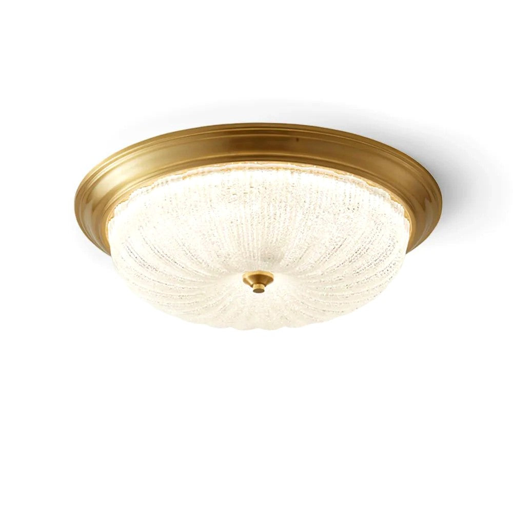 Plafonnier Verre Blanc Classique Traditionnel, LED Intégrée, Style