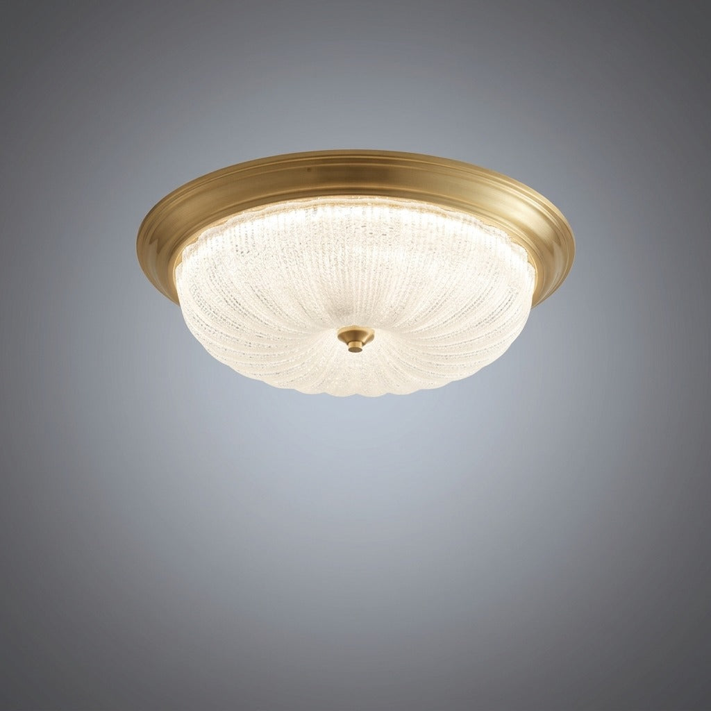 Plafonnier Verre Blanc Classique Traditionnel, LED Intégrée, Style