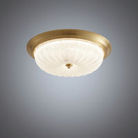 Plafonnier Verre Blanc Classique Traditionnel, LED Intégrée, Style