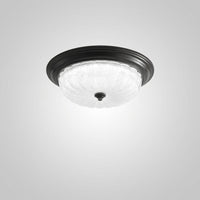 Plafonnier Verre Blanc Classique Traditionnel, LED Intégrée, Style