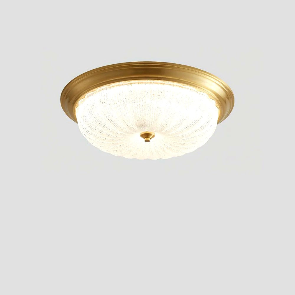 Plafonnier Verre Blanc Classique Traditionnel, LED Intégrée, Style