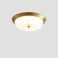 Plafonnier Verre Blanc Classique Traditionnel, LED Intégrée, Style