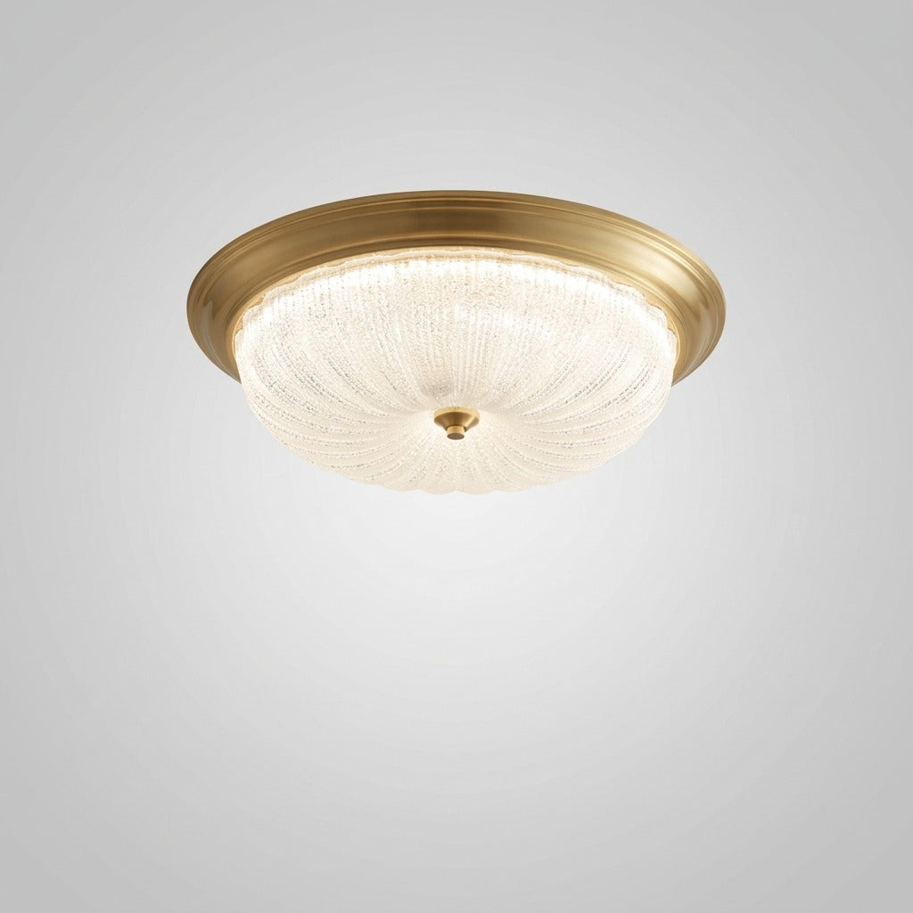 Plafonnier Verre Blanc Classique Traditionnel, LED Intégrée, Style