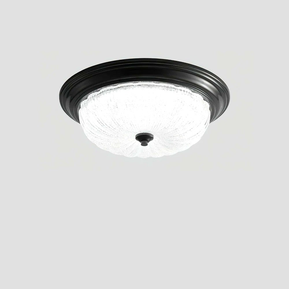 Plafonnier Verre Blanc Classique Traditionnel, LED Intégrée, Style