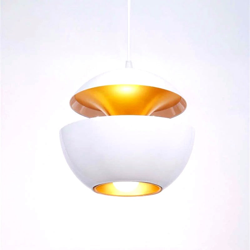 Suspension Boule Aluminium Nordique, Spot Design Scandinave