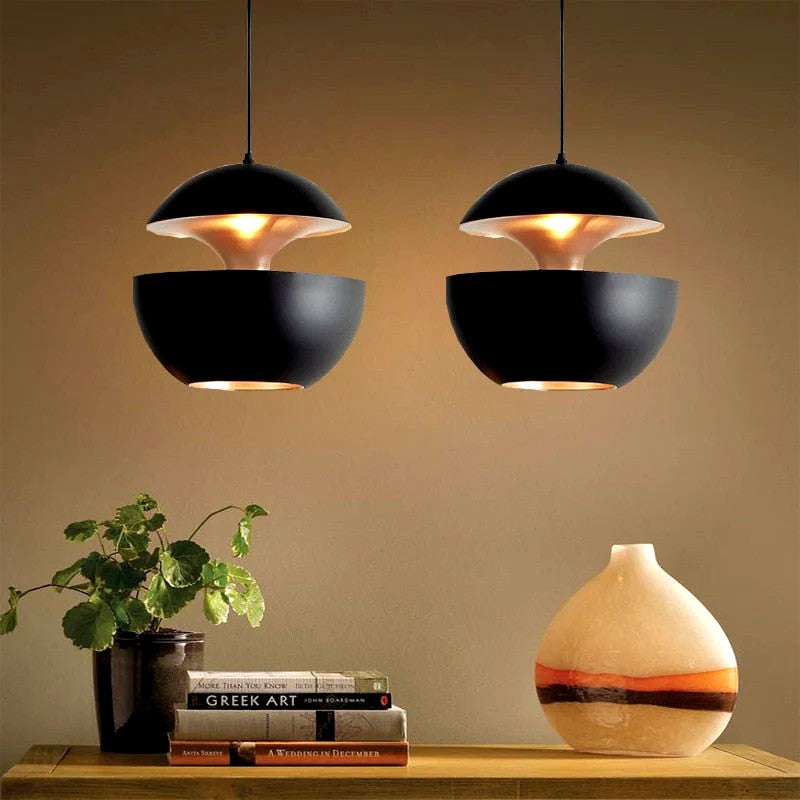 Suspension Boule Aluminium Nordique, Spot Design Scandinave