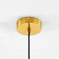 Suspension Bulle Globe Verre Nordique, Monture Dorée Aérienne, Chambre