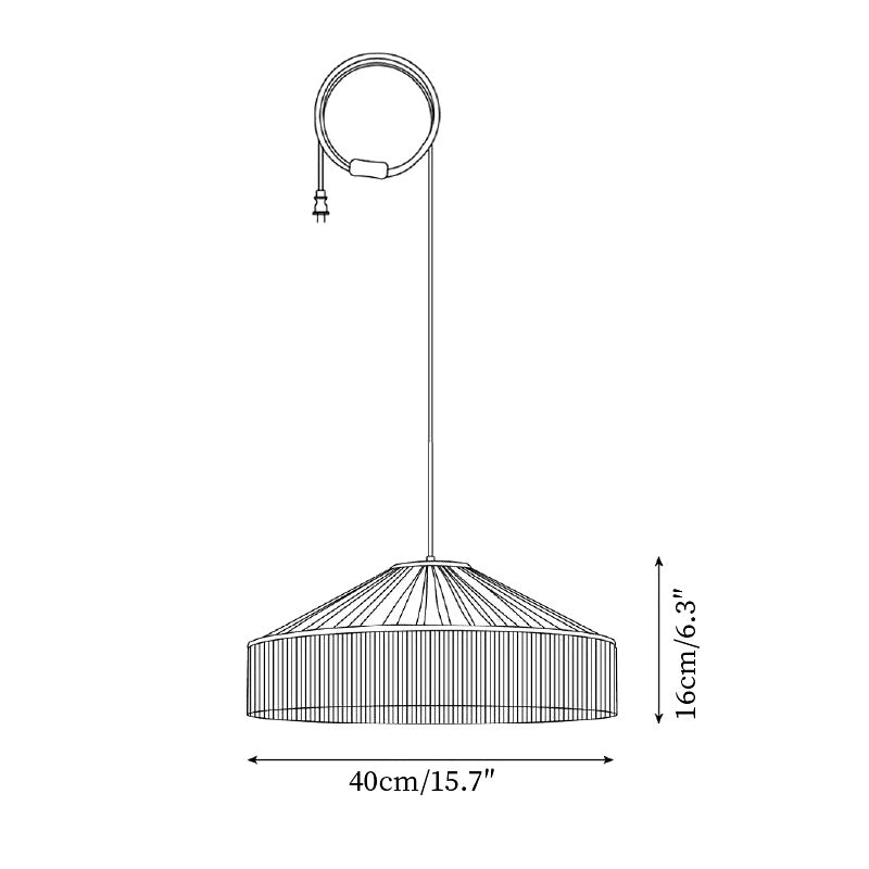 Suspension Franges Tissu Vintage Élégante, Mouvement Textile Doux
