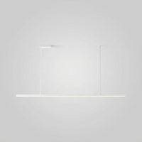 Suspension LED Linéaire Minimaliste, Métal Acrylique Profil Fin