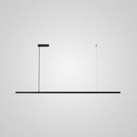 Suspension LED Linéaire Minimaliste, Métal Acrylique Profil Fin