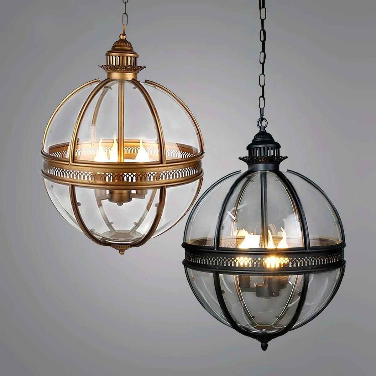 Suspension Rétro Verre Travaillé Élégante, Charme d'Époque Intemporel